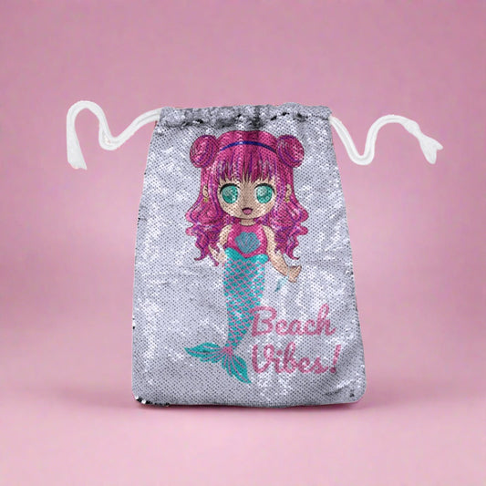 Mel Mermaid Sequin Beach Bag