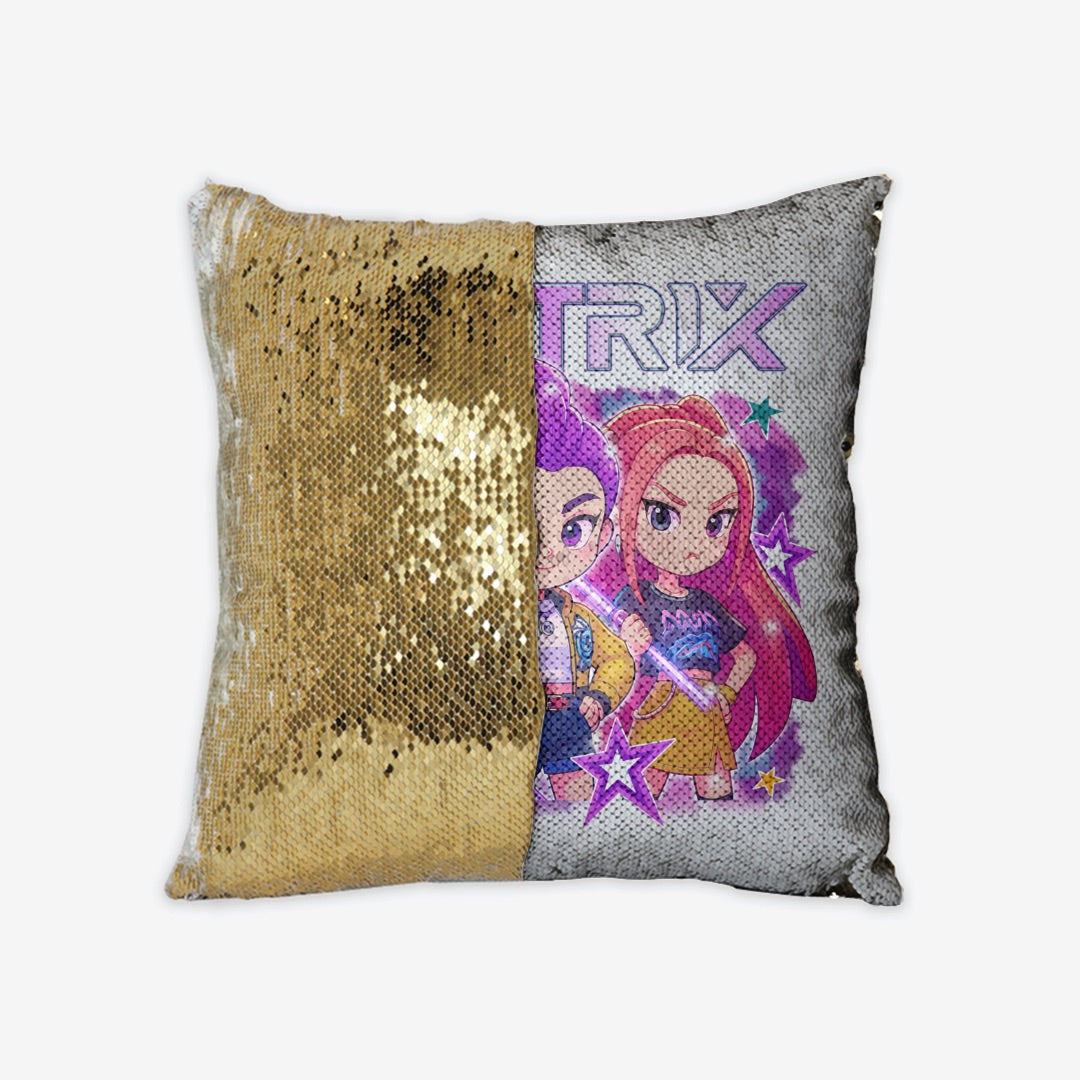 K-pop Golden Sequin Pillow Case