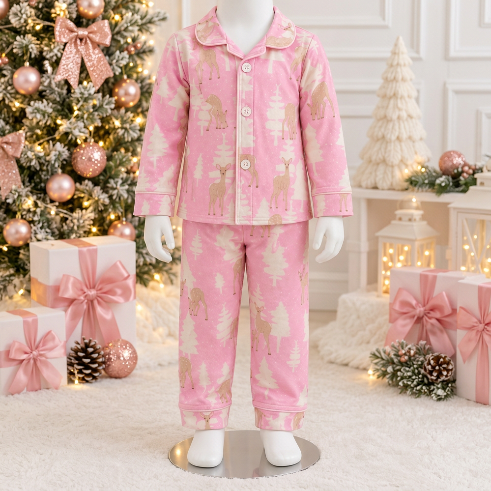 Amelie's Reindeer Dreams Pajama Set