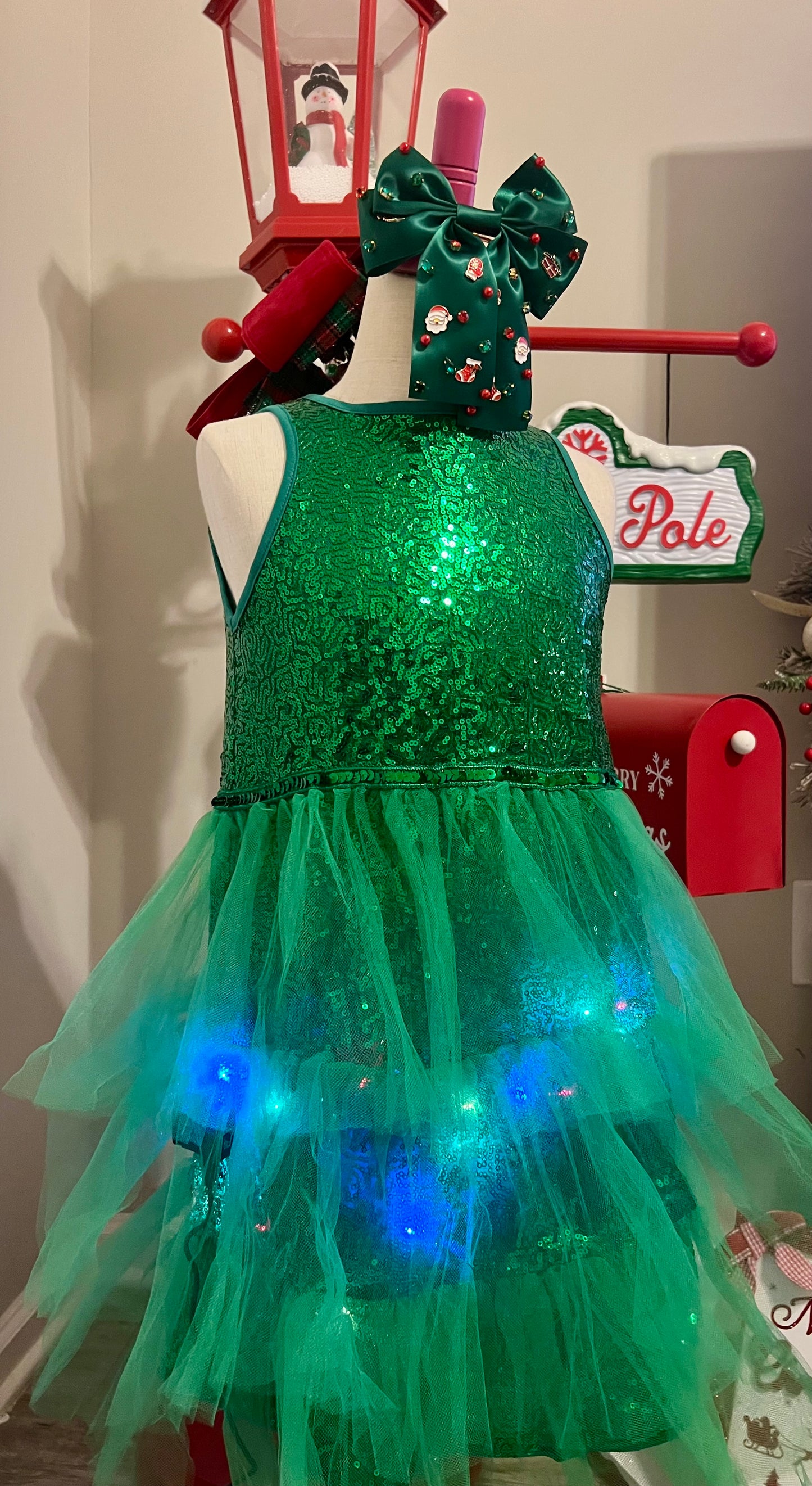 Holiday Sparkle Tree Dress