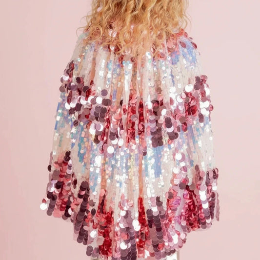 Royal Mermaid Sparkle Cape Set