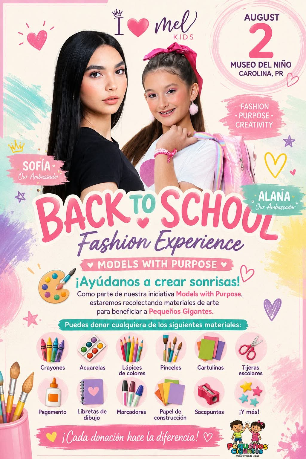 Museo del Niño de Carolina celebra el arte y la moda con el desfile Tendencias Back to School