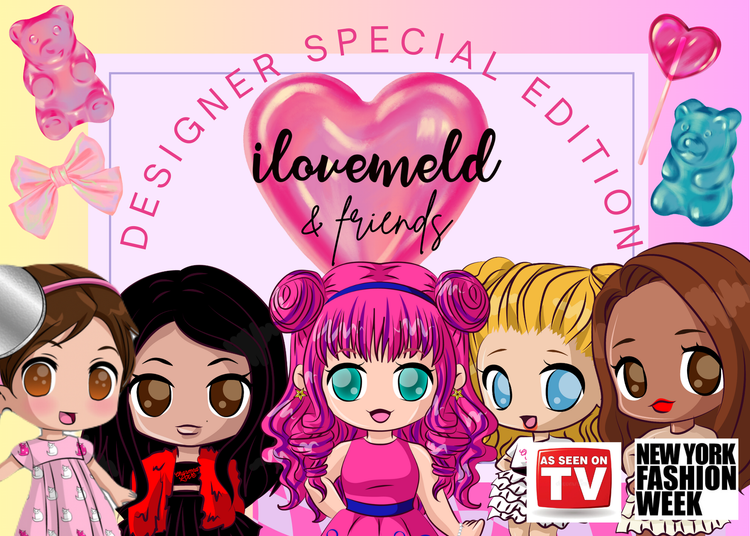 Every piece at I Love Mel D is more than fashion—it’s a story! Meet our exclusive characters, created by award-winning designer Mel Duran and find your favorite!