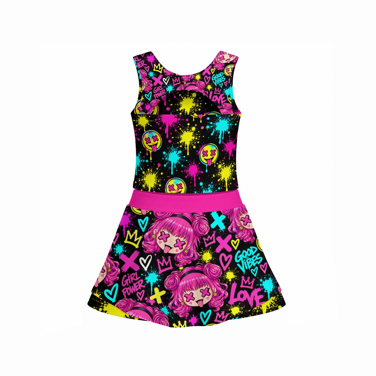 Rebel Tank Top Skort Set
