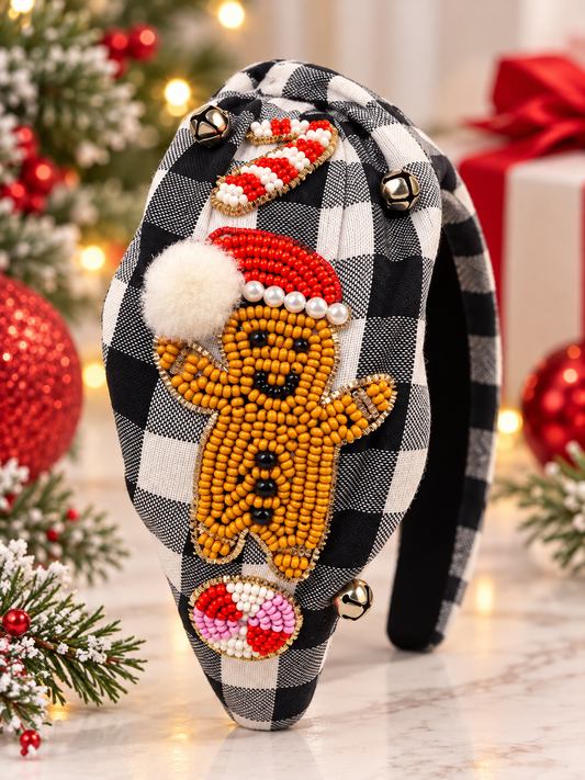 Gingerbread Kisses Headband