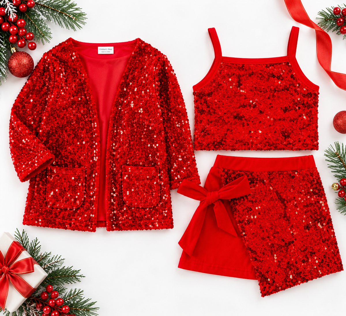 Holiday Ruby Sparkle Set