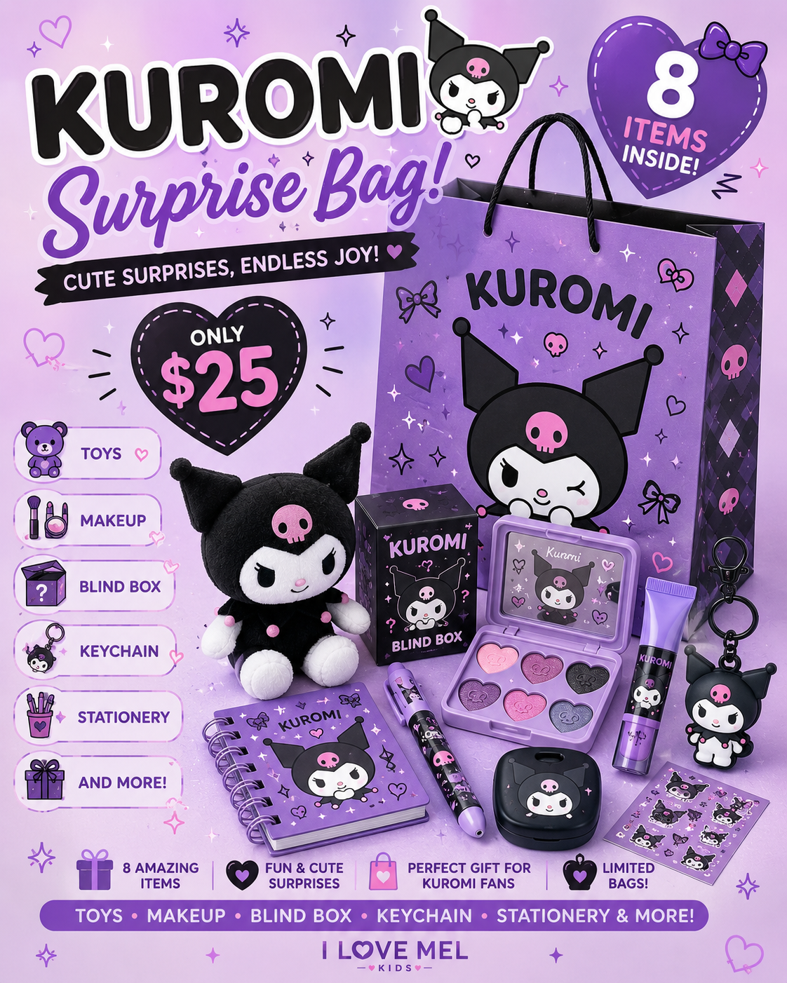 Kuromi Kawaii Surprise Bag (Copy)