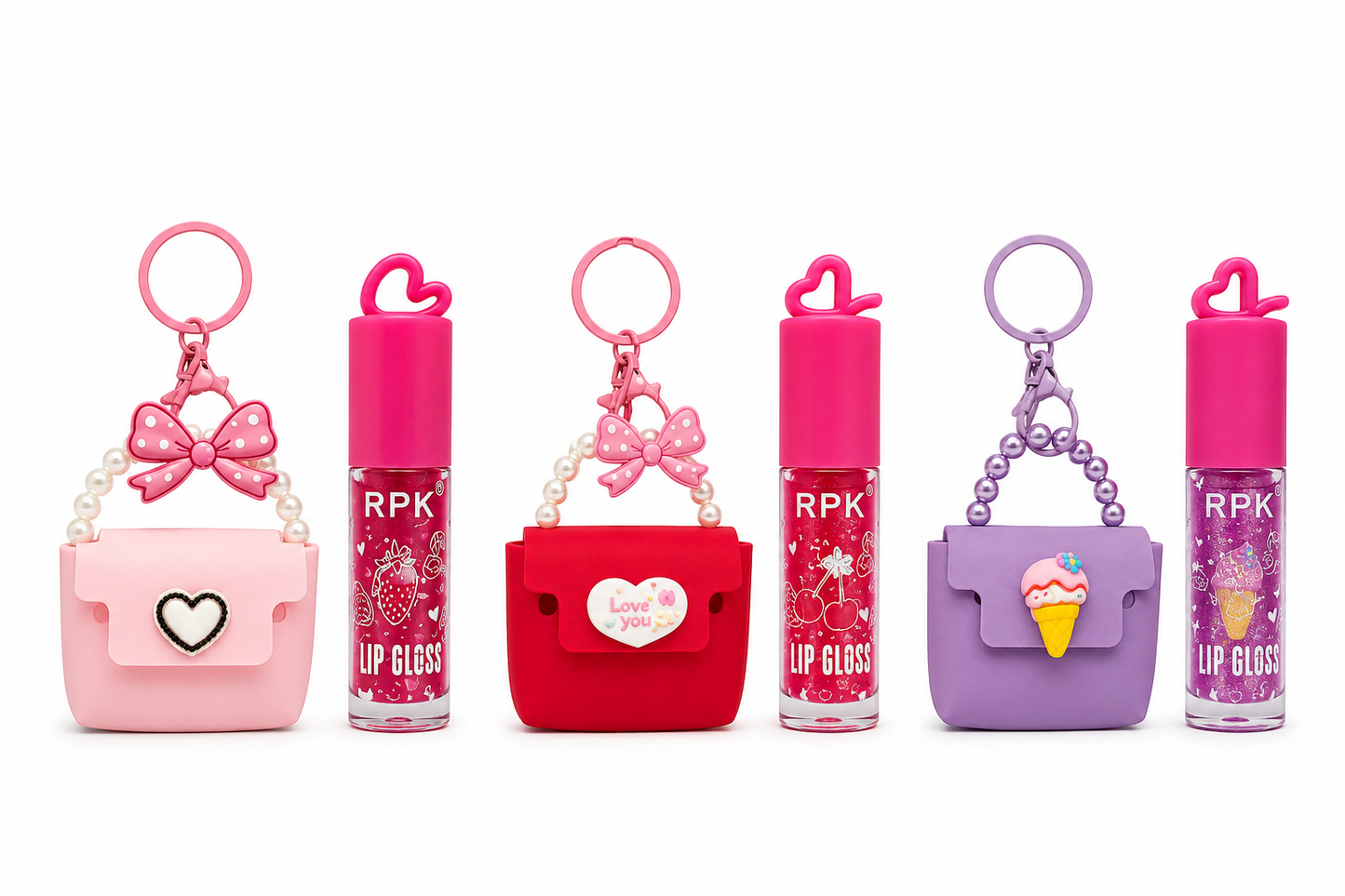 Surprise Lipgloss Mini Purse Set