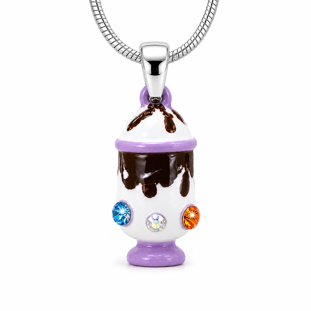 Chocolate Shake Necklace