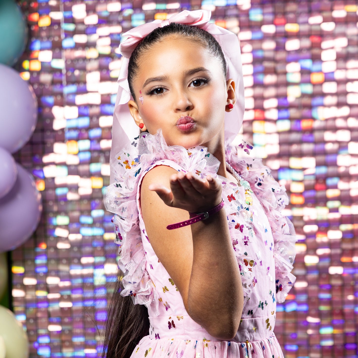 Butterfly Rainbow Party Dress