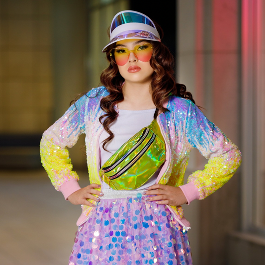 Isabella Cotton Candy Sequin Jacket