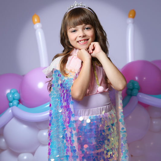 Mermaid Sparkle Cape Set